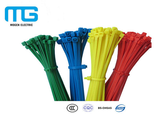 Porcellana Involucri riutilizzabili del legame di colore su ordinazione, legami della plastica per il CE dei cavi approvato fornitore