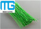 Fascette ferma-cavo di nylon verdi/bianche, legame di plastica avvolge la dimensione a 6 pollici di 150mm x di 3 fornitore