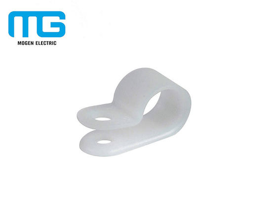 il tipo collare di 100pcs R del cavo di nylon bianco della parete taglia con Nylon66 94V- 2, accessori del cavo diplomati CE fornitore